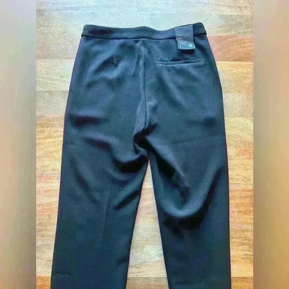 Babaton Tuxedo Ankle Pants  | Black | Size 2 | Mid Rise | Tapered Trouser Pants - Picture 2 of 13